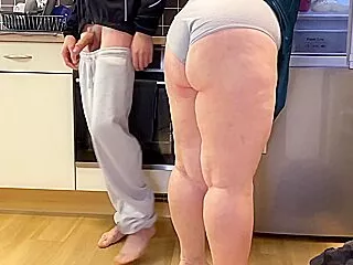 I Fuck And Cum In My Stepmother-in-laws Panties, Wearing My Stepmother-in-laws Fat Ass 5 Min