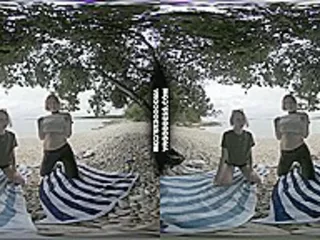 Rainy Day At Tropical Nude Beach With Diana And Ingrida