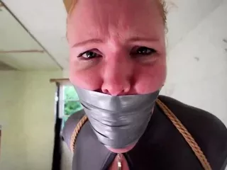 Blond slave BDSM mistress fetish session