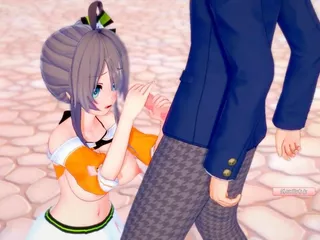 [Hentai Game Koikatsu! ]Have sex with Big tits Vtuber Natsuiro Matsuri.3DCG Erotic Anime Video.